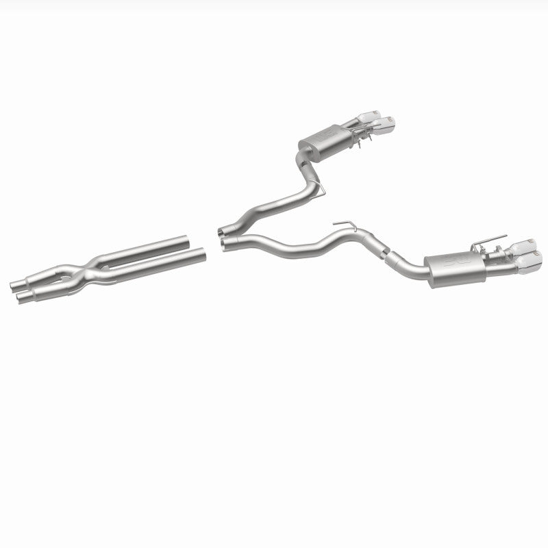 MagnaFlow SYS Cat-Back 2018 Ford Mustang GT 5.0L Competition Dual Exit Polished 4in Tips - 19368