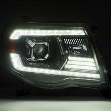 Load image into Gallery viewer, AlphaRex 05-11 Toyota Tacoma PRO-Series Projector Headlights Plank Style Design Black w/DRL - 880738