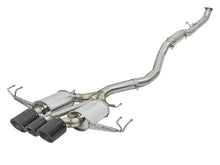 Load image into Gallery viewer, aFe POWER Takeda 2-1/2in to 2-1/4in 304SS Catback Dual-Exit Exhaust 17+ Honda Civic Type R w/CF Tips - 49-36616-C