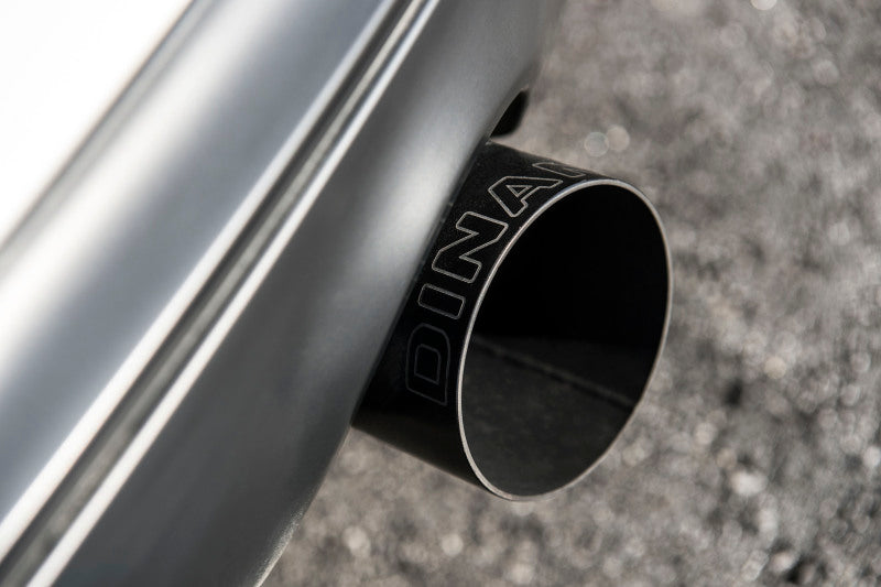 Dinan 14-16 BMW M235i (F22) w/o M-Performance Valence Free Flow Axleback Exhaust System - Black Tips - D660-0047-BLK