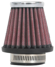 Load image into Gallery viewer, K&amp;N Universal Round Tapered Chrome Filter 1.563in Flange ID x 3in Base OD x 2in Top OD x 3in H - RC-2310
