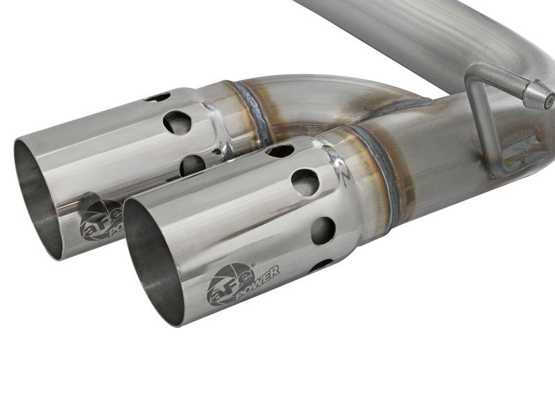 aFe Rebel Series DPF-Back 3in Side Exit SS Exhaust w/ IC Polished Tips 2016 GM Colorado/Canyon 2.8L - 49-44065-P