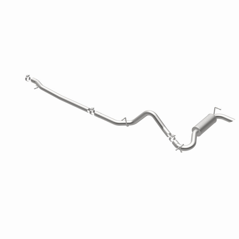 MagnaFlow 12-14 Jeep Wrangler 4dr Single Straight Rear P/S Exit Stainless C/B Performance Exhaust - 15117