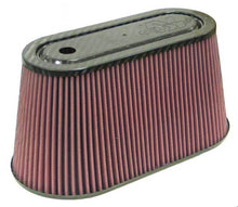 Load image into Gallery viewer, K&amp;N Universal Air Filter with Carbon Fiber Top &amp; Base-6in Base O/S W x 3.938in Top O/S W x 6in H - RP-5070