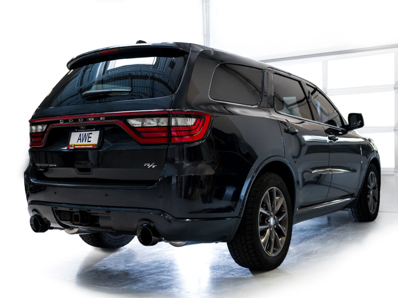 AWE Tuning 11-24 Dodge Durango 5.7L Track Edition Exhaust w/ Diamond Black Tips - 3020-33575