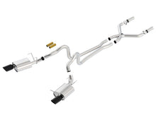 Load image into Gallery viewer, Borla 2011-2012 Mustang GT 5.0L Black Chrome 4.5in Rd Tip ATAK Catback Exhaust - 140372BC