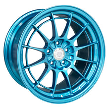 Load image into Gallery viewer, Enkei NT03+M 18x9.5 5x114.3 40mm Offset 72.6mm Bore Emerald Blue Wheel MOQ 40 - 3658956540EB