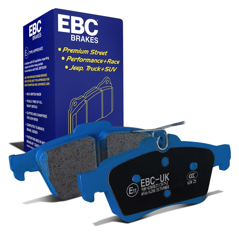 EBC 08-10 Chevrolet Cobalt 2.0L Turbo (Ss) Bluestuff Rear Brake Pads - DP51749NDX