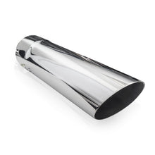 Load image into Gallery viewer, Stainless Works Single Wall Slash Cut Exhaust Tip - 3 1/2in Body 3in ID Inlet - 7031350