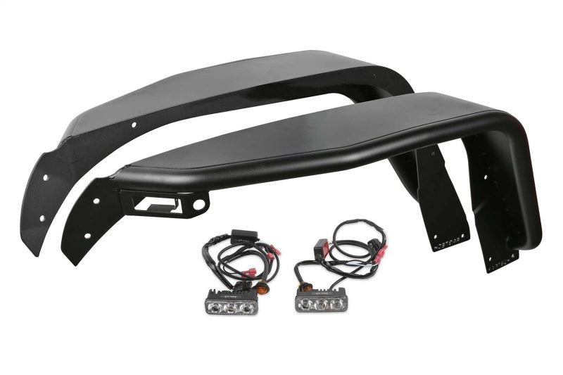 Fabtech 18-21 Jeep JL 4WD Front Steel Tube Fenders - FTS24212