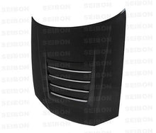 Load image into Gallery viewer, Seibon 99-01 Nissan Skyline R34 GT-S (BNR34) DS Carbon Fiber Hood - HD9901NSR34S-DS