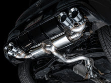 Load image into Gallery viewer, AWE Tuning MK8 Volkswagen Golf R 3in Touring Edition Quad Exhaust - Chrome Silver Tips - 3015-42658