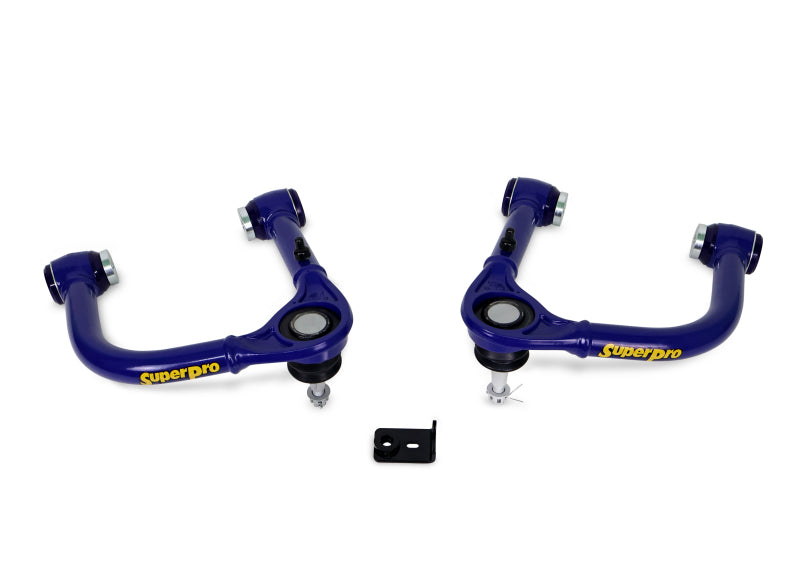 SuperPro 2024+ Ford Ranger Fixed Offset Front Upper Control Arm Set - TRC6750
