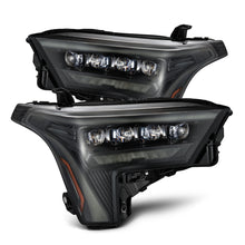 Load image into Gallery viewer, AlphaRex 22-23 Toyota Tundra NOVA-Series Headlights Alpha-Black w/Amber DRL - Req 810029 OR 810030 - 880871