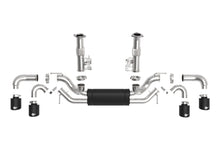 Load image into Gallery viewer, aFe MACH Force-Xp 2-1/2in 304SS Cat-Back 2020 Chevy Corvette (C8) 6.2L - Black Tip - 49-34127-B