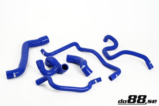 do88 92-97 Opel Calibra 2.0T/89-95 Opel Vectra A 2.0T (C20LET) Coolant Hoses - Blue - DO88-KIT92B