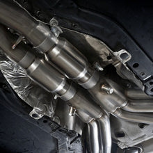 Load image into Gallery viewer, Stainless Works 2014-18 Corvette 6.2L Headers 2in Primaries w/ High-Flow Cats X-Pipe - C72CAT