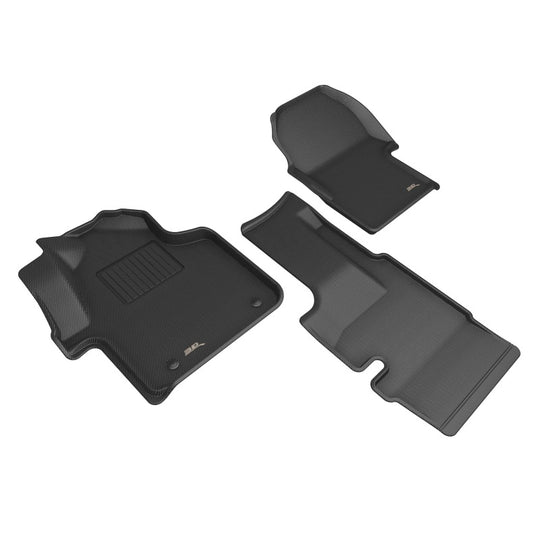 3D MAXpider 19-25 Mercedes-Benz Sprinter Van w/ Bucket Seats Kagu Front Row Floor Liner - Black - L1MB19511509