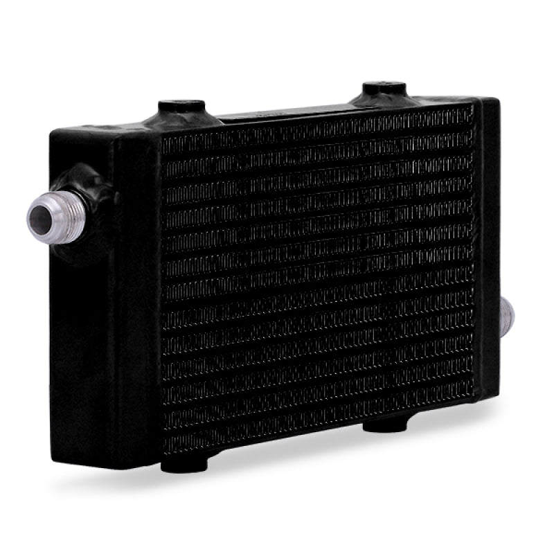 Mishimoto Universal Small Bar and Plate Cross Flow Black Oil Cooler - MMOC-SP-SBK