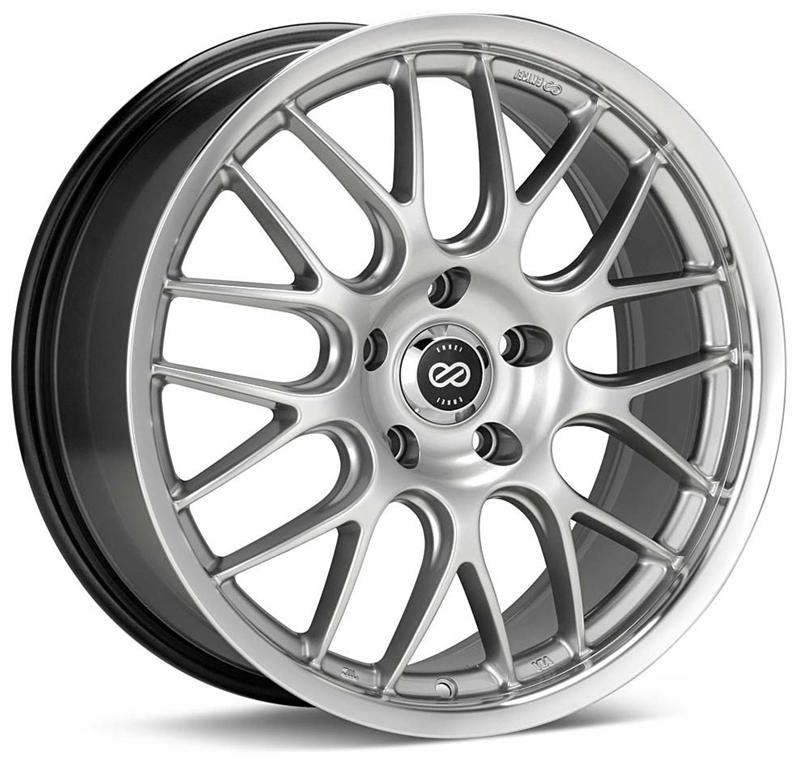 Enkei Lusso 18x8 40mm Offset 5x114.3 Bolt Pattern 72.6 Bore Black w/ Machined Lip Wheel - 469-880-6540BK