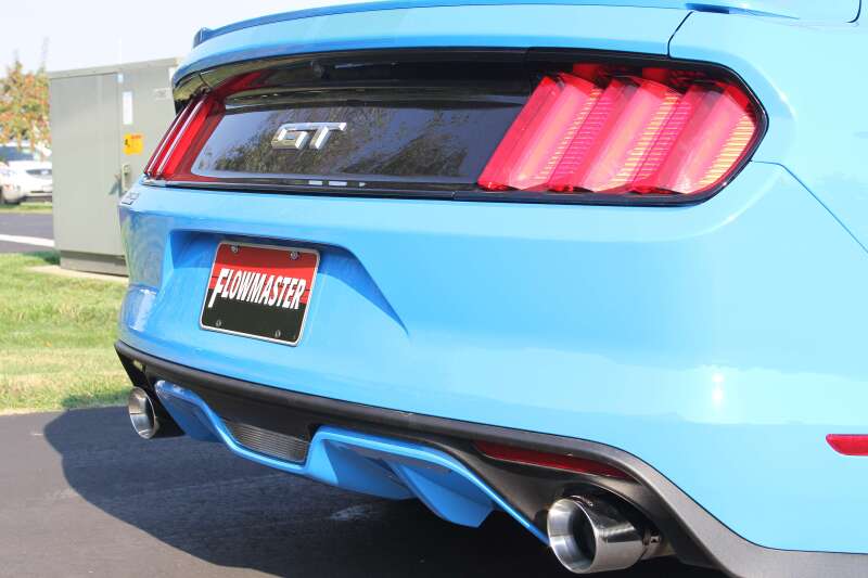 Flowmaster 15-17 Mustang GT 5.0L American Thunder SS Axle-Back Exhaust System - 817749