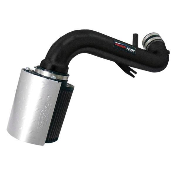Injen 05-06 Dakota / 06-07 Raider 4.7L V8 Power-Flow (incl. Diamond plate heat shield) Wrinkle Black - PF1800WB