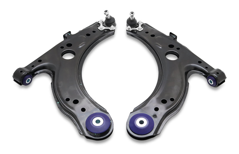 SuperPro 99-06 VW Golf (not R32)/99-05 Jetta Front Lower Control Arm Set w/SuperPro Bushings - TRC1075