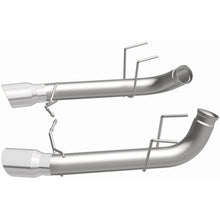 Load image into Gallery viewer, MagnaFlow 13 Ford Mustang Dual Split Rear Exit Stainless Axle-Back Cat Back Exhaust (Competition) - 15152
