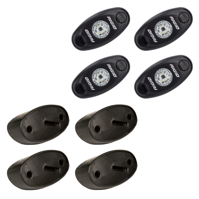 Rigid Industries Rock Light Kit- Blue (4 lights) - 400233