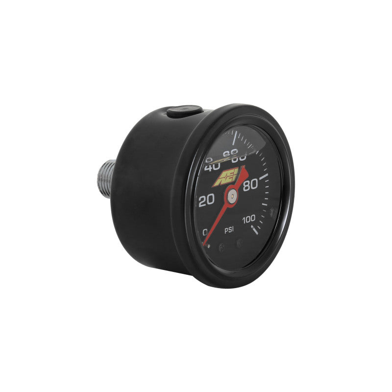 AEM 0-100 PSI Liquid Filled Mechanical Pressure Gauge - 1/8 NPT - 30-2135-100