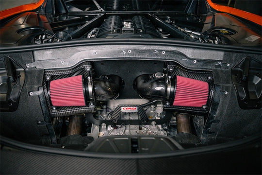 Corsa 23+ Chevy C8 Z06 Carbon Fiber Air Intake w/ DryTech Filter - 44012D