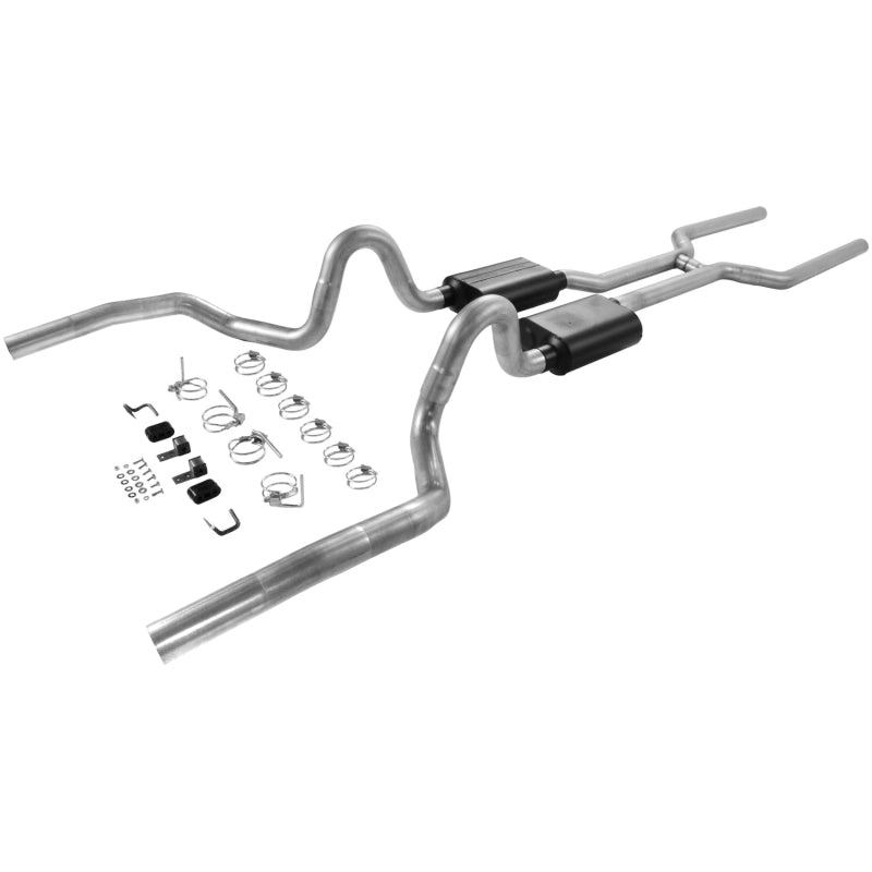 Flowmaster 68-72 GM A-BODY 3in. American Thunder SS Crossmember-Back Exhaust System - 817200