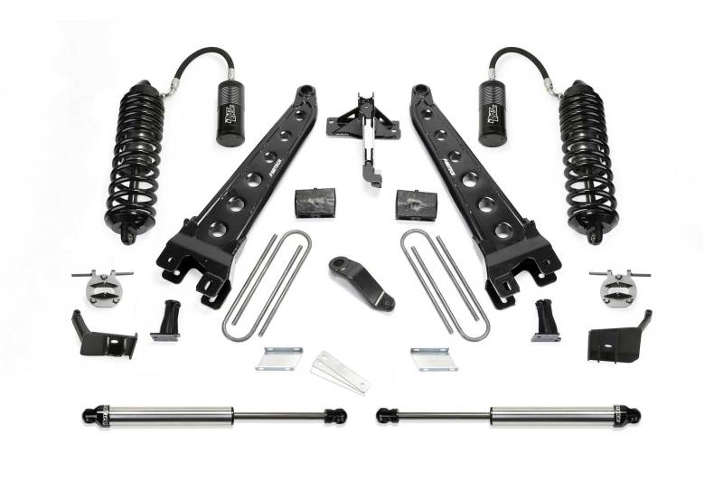 Fabtech 18 Ford F450/F550 4WD Diesel 6in Rad Arm Sys w/4.0 & 2.25Dl - K2305DL