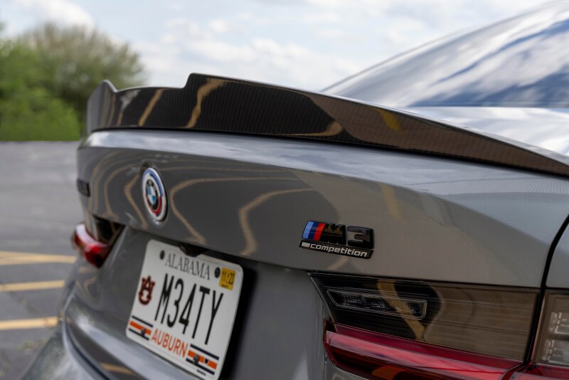 Dinan 21-27 BMW M3 (G80) Carbon Fiber Rear Deck Spoiler - D980-0031