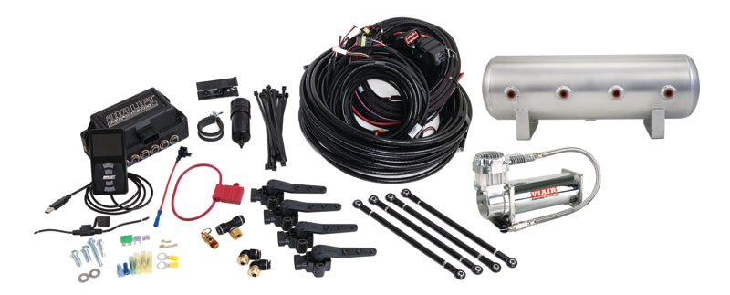 Air Lift Performance 3H (1/4 Air Line 2.5 Gal Raw Aluminum Tank VIAIR 444C Comp) - 27691