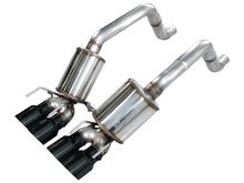 Load image into Gallery viewer, AWE Tuning 09-13 Chevrolet Corvette 6.2L Touring Edition Axle-Back Exhaust w/ Diamond Black Tips - 3015-43662