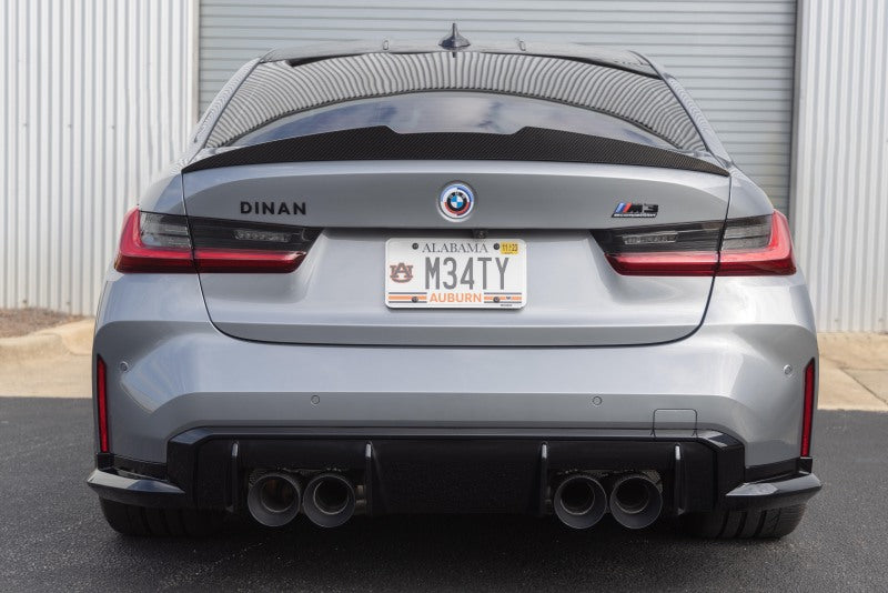 Dinan 21-27 BMW M3/M4 (G80/G82/G83) Valved Axleback Exhaust System - Black Tips - D660-0093-BLK