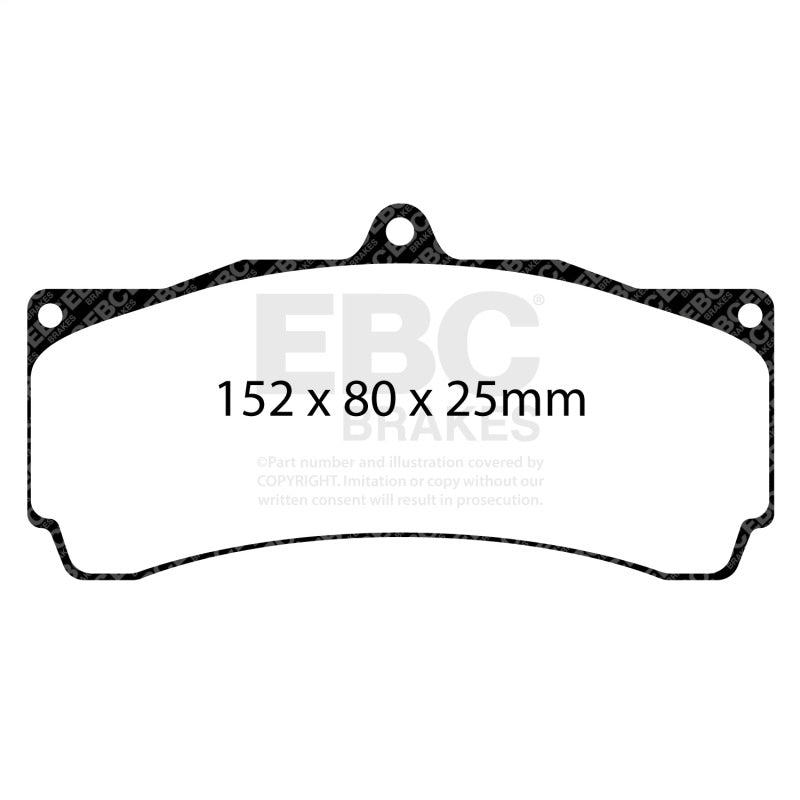 EBC Brakes Yellowstuff Performance Brake Pads - DP4009R