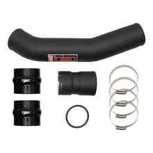 Load image into Gallery viewer, Injen 17-22 Ford F250/F/350/F-450/F-550 V8-6.7L Turbo Diesel Wrnkl Blk Intercooler Hot Side Piping - SES9004ICPHWB