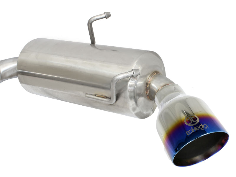 aFe Takeda Exhaust Axle-Back 13-15 Scion FRS / Subaru BRZ 304SS Blue Flame Dual Tips Exhaust - 49-36023-L