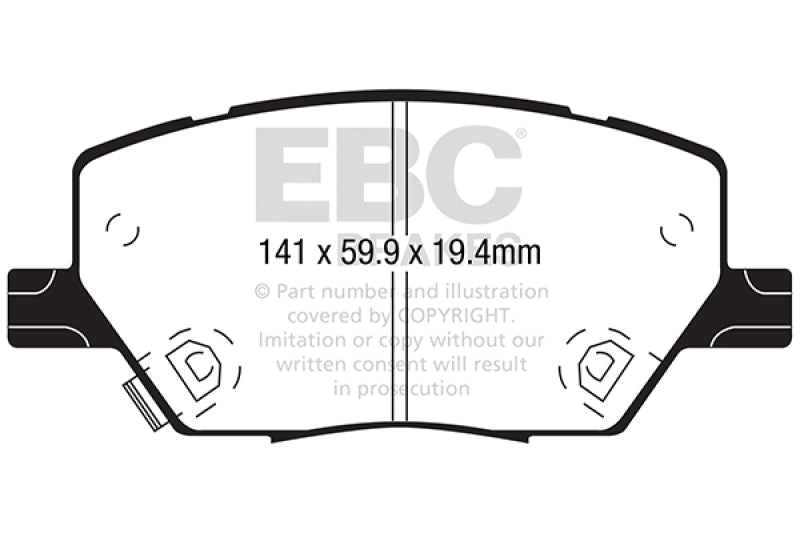 EBC S2 Brake Pad and Rotor Kit - S2KF1700