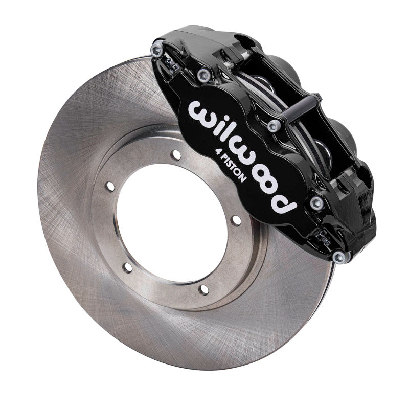 Wilwood 69-83 Porsche 911 Front Superlite Brake Kit 3.5in MT Plain Face - Black - 140-16679
