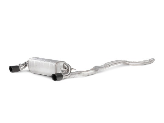 Akrapovic 16-17 BMW 340i (F30 F31) Evolution Line Cat Back (SS) w/ Carbon Tips (Req. Link Pipe) - MTP-BM/SS/2H