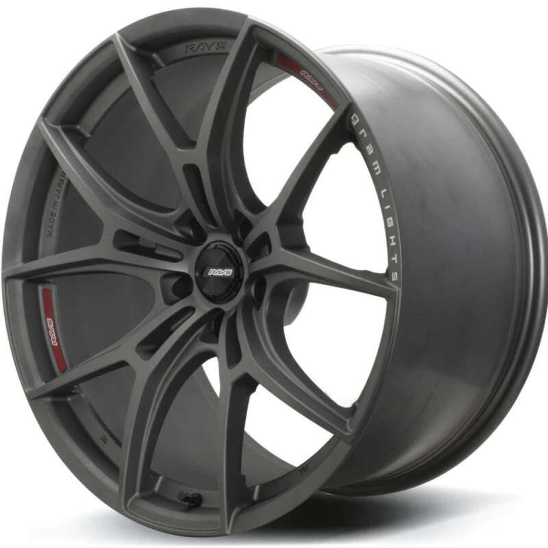 Gram Lights 57FXZ Overseas 19x9.5 +20 5x114.3 Matte Graphite w/Machining Wheel - WGFZ420EMG