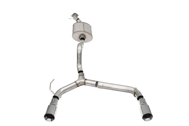 Corsa 21-25 Ford Bronco 2.7L 2-Door 2.75in Cat-Back Dual Rear Exhaust w/4in Straight-Cut Polish Tips - 21208