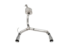 Corsa 21-25 Ford Bronco 2.7L 2-Door 2.75in Cat-Back Dual Rear Exhaust w/4in Straight-Cut Polish Tips - 21208