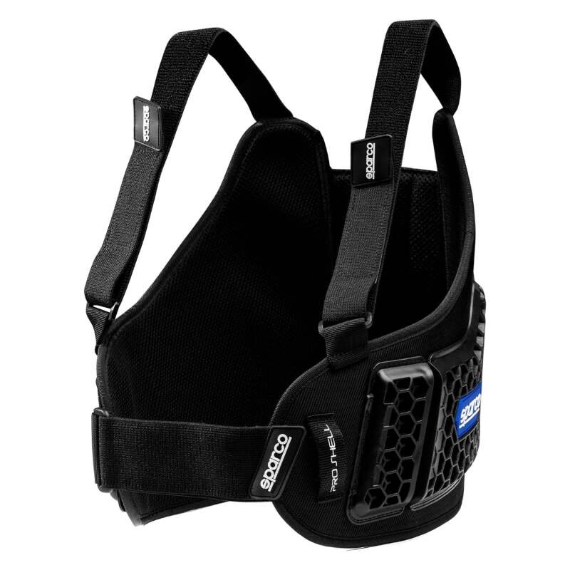 SPARCO Pro Shell Karting Rib Protector Vest - Black - Size L - BKM0002B0K0100L