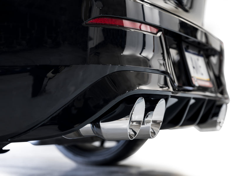 AWE Tuning MK8 Volkswagen Golf R 3in Track Edition Quad Exhaust - Chrome Silver Tips - 3020-42658