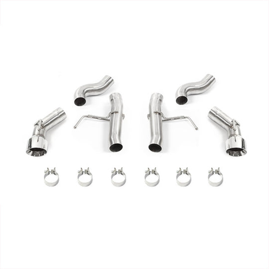 Mishimoto 2016+ Chevrolet Camaro SS Dual-Tip Race Axle-Back Exhaust w/ Polished Tips - MMEXH-CAM8-16ADTRP