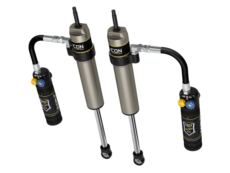 ICON 05-23 Toyota Tacoma 0-1.5in Lift Rear VS 2.5 Alum Remote Resi Shock Absorber w/ CDXS Pair - 57805XP